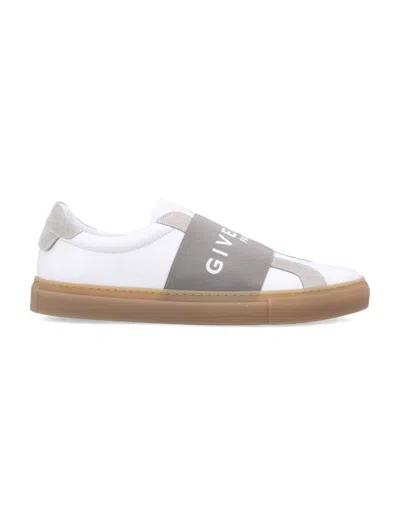Givenchy Urban Street Sneakers In Leather And Suede With Elastic In White