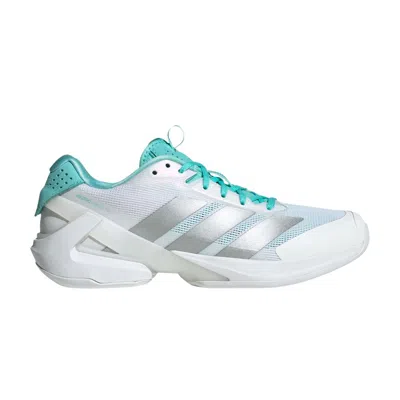 Pre-owned Adidas Originals Adidas Wmns Adizero Ubersonic 5 'white Silver Metallic Mint Ton' | Women's Size 6