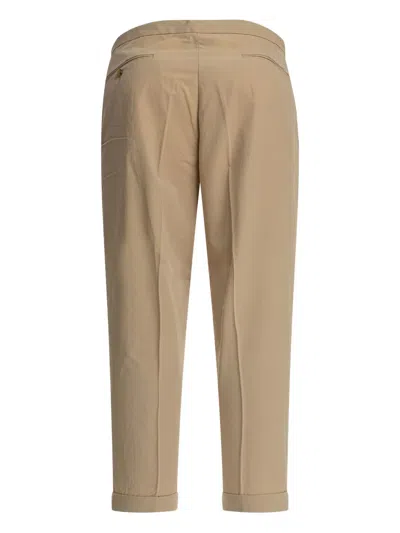 Beams Plus Cotton Beige Trousers In Neutral