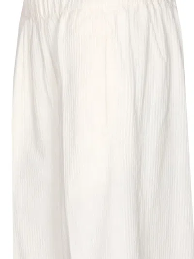 True Avenue Elasticated-waist Corduroy Trousers In Neutral