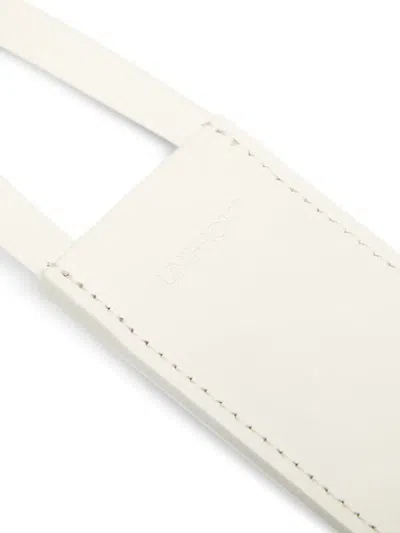 Unif Leather Strap Perfume Bag In White
