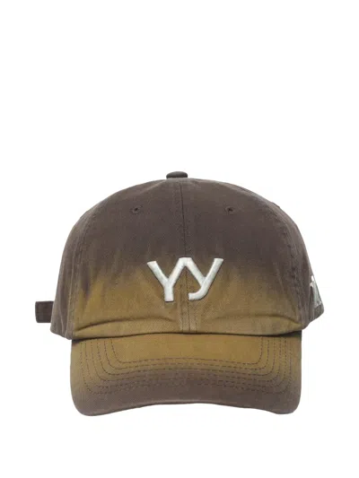 Open Yy Gradient Logo Ball Cap In Neutral