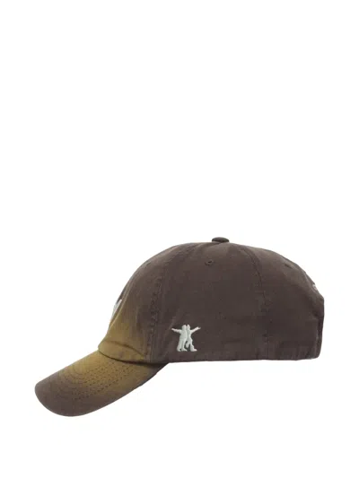 Open Yy Gradient Logo Ball Cap In Neutral