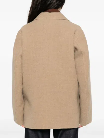 Sofie D'hoore Correggio Double-breasted Wool Coat In Brown