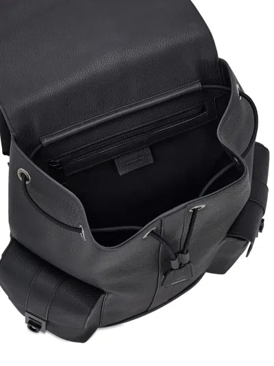 Ferragamo Gancini Backpack In Black