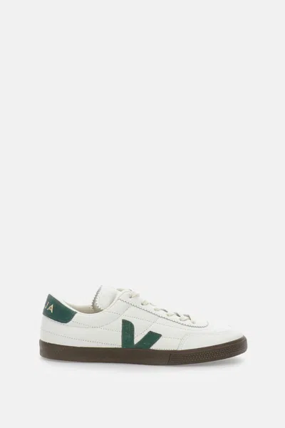 Veja Multicolour Leather Suede Sneaker In White