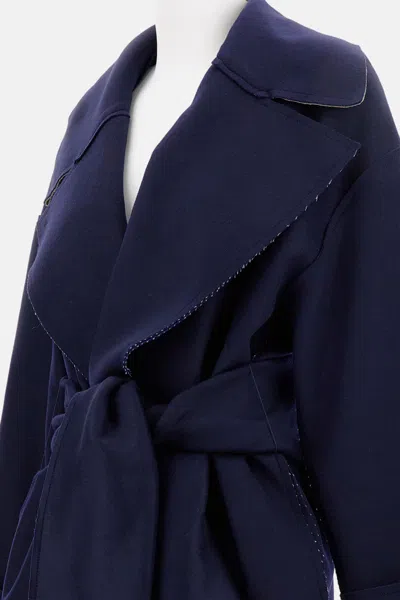 Jejia Cashmere Peacoat In Blue