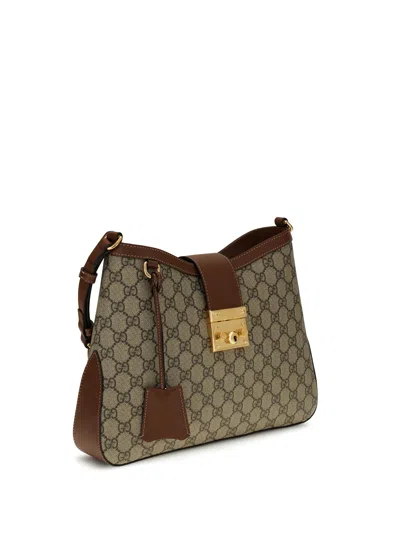 Gucci Padlock Gg Canvas Hobo Bag