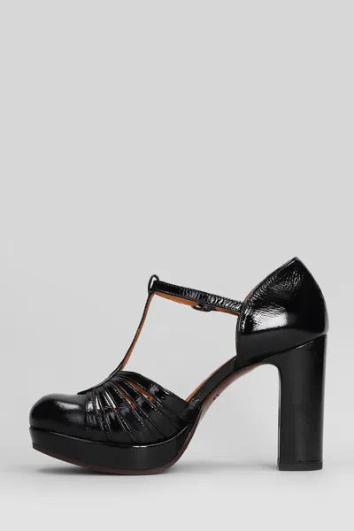Chie Mihara 85mm T-bar Platform Pumps In Black