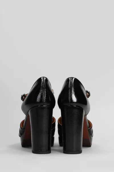 Chie Mihara 85mm T-bar Platform Pumps In Black