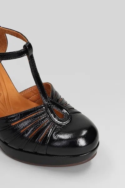 Chie Mihara 85mm T-bar Platform Pumps In Black