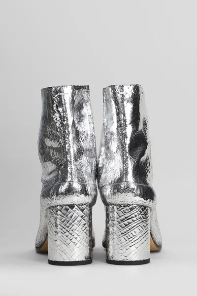 Maison Margiela Broken Mirror Boots In Silver