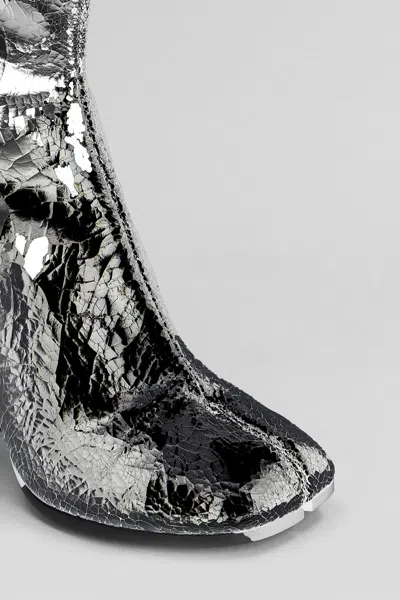 Maison Margiela Broken Mirror Boots In Silver