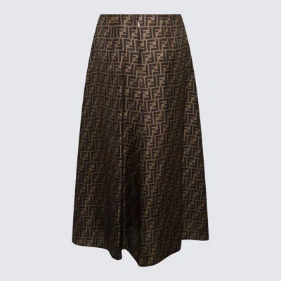 Fendi Skirt In Brown
