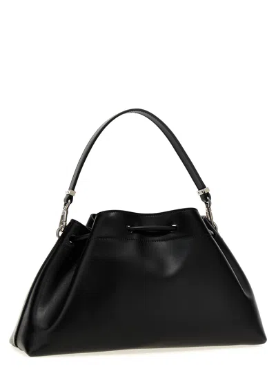Jimmy Choo E/w Bon Bon Soft Shiny Leather Bag In Black