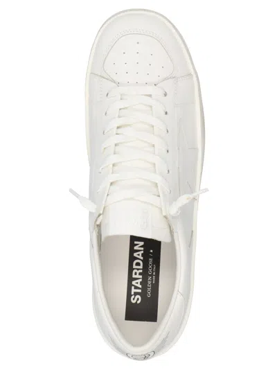 Golden Goose Deluxe Brand Men White Leather Stardan Sneakers In Multi