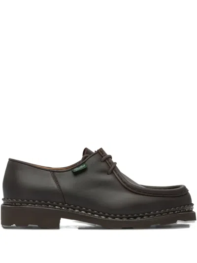 Paraboot Michael Griff Ii Leather Loafers In Brown