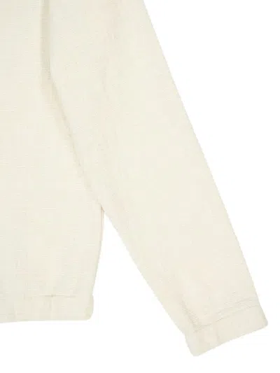 Commas Textured Zip-neck Pullover In Neutral