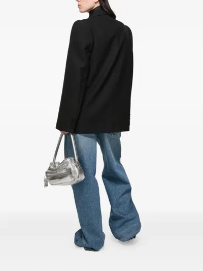 Acne Studios Double-breasted Blazer In Black