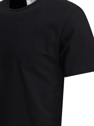 Altum Black Cotton T-shirt In Blue