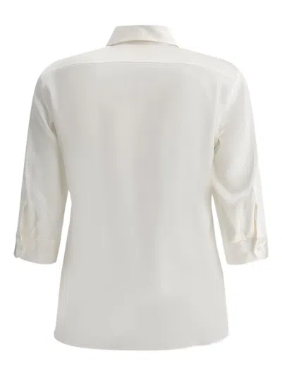 七分袖扣角领衬衫