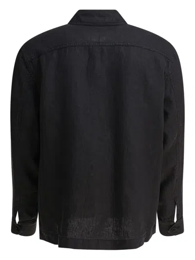 Alex Mill Garment Dyed Work Jacket In Recycled Denim In Black