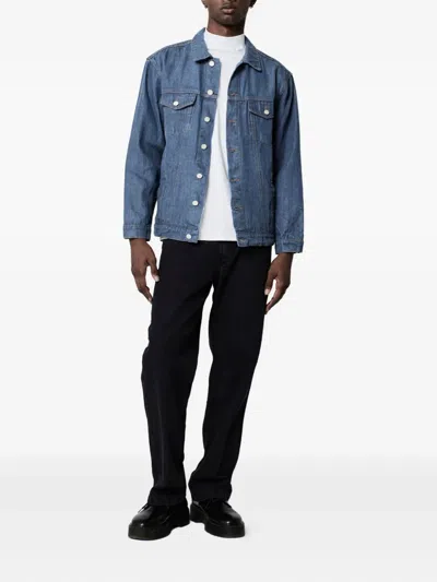 Amapô Button-fastening Denim Jacket In Blue