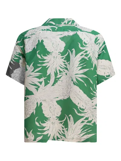 Sun Surf Island Pineapple Shirts Green In Green