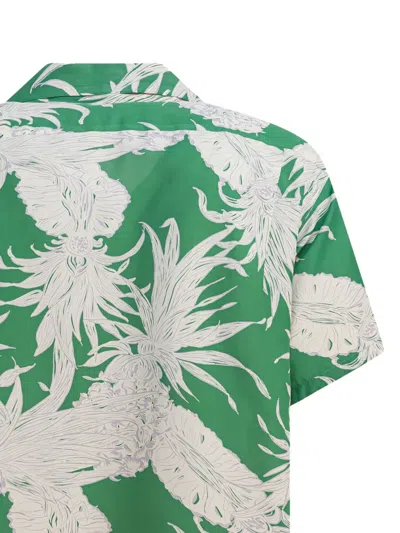 Sun Surf Island Pineapple Shirts Green In Green