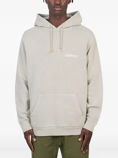 Gramicci Statue Of Liberty Graphic-print Hoodie In White