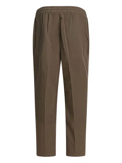 Altum Drawstring Side-panel Trousers In Green