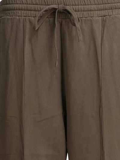 Altum Drawstring Side-panel Trousers In Green