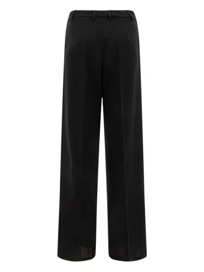 Semper Wide Fit Pants In Black
