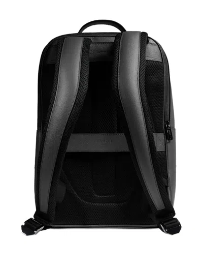 Lancel Leather Top-handle Backpack In Black