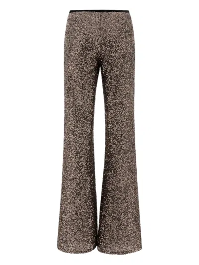 Fit F.it Paillettes Pants In Brown