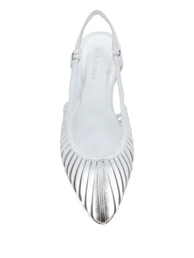 褶饰裹踝平底鞋