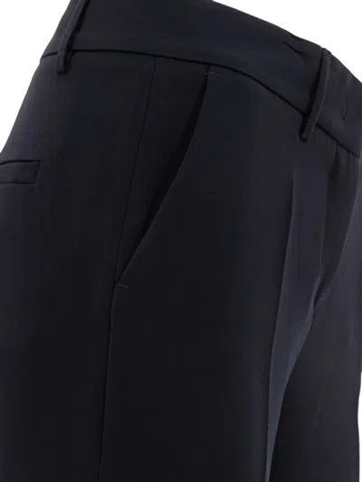 Fit Trousers Blue In Black