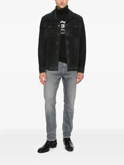 Eleventy Five-pocket Jeans In Gray