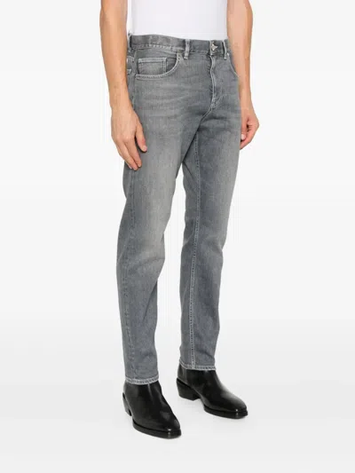 Eleventy Five-pocket Jeans In Gray