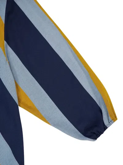 Paula Chevron-patterned Maxi Dress In Multi