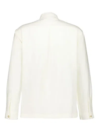 Commas Stand-collar Long-sleeve Shirt In Neutral