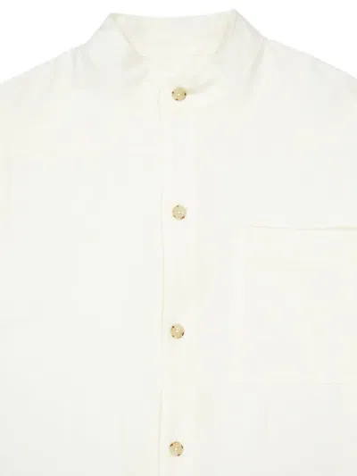 Commas Stand-collar Long-sleeve Shirt In Neutral