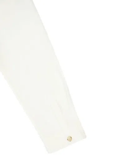 Commas Stand-collar Long-sleeve Shirt In Neutral