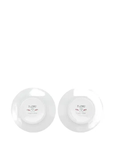 Ginori 1735 Il Viaggio Di Nettuno Octopus-print Porcelain Plate In Multi