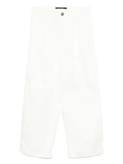 Sofie D'hoore Pressed-crease Trousers In White