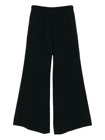 Fabiana Filippi Trousers Wide-leg Elasticated Waistband In Black