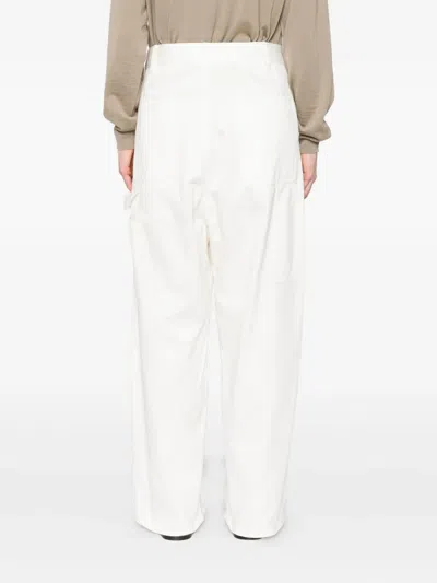 Sofie D'hoore Pressed-crease Trousers In White