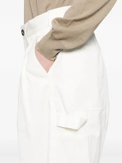 Sofie D'hoore Pressed-crease Trousers In White