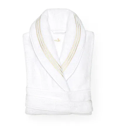 Pratesi Cotton Tre Righ Robe In Blue