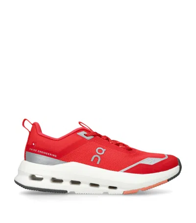 On Cloudnova Youth Sneakers In Red